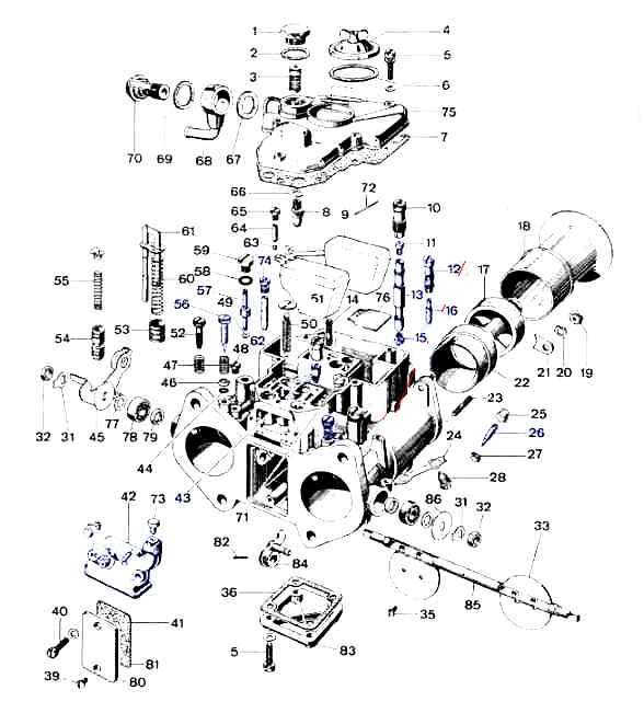 dcoe exploded view